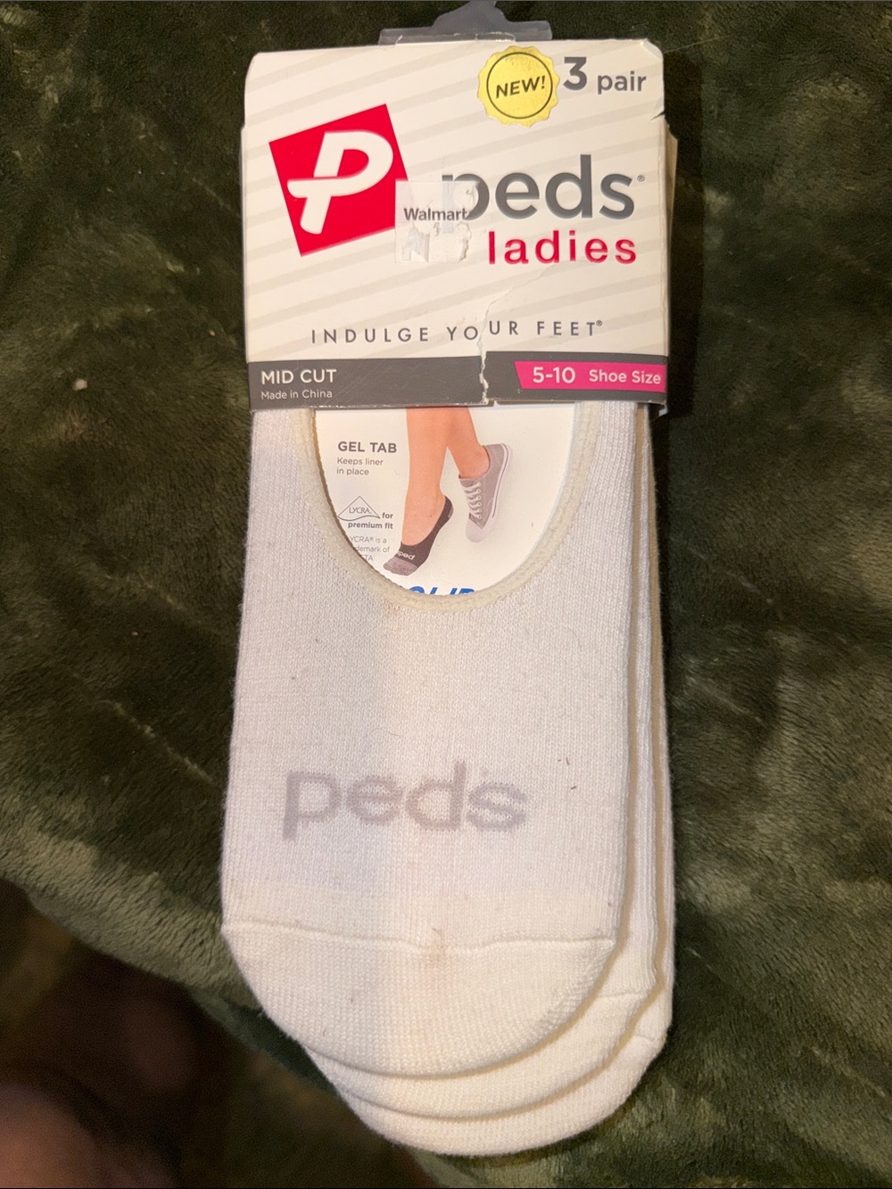 Ladies Peds 3 pair